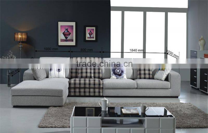Latest Fabric Corner Sofa Set New Modern Designs With Recliner For Sale