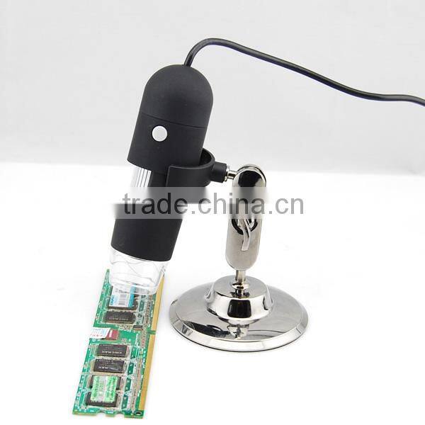 Mustech hot sell 1.3MP Handheld portable USB digital microscope with 8 LEDs Brightness Adjustable Measurement Software