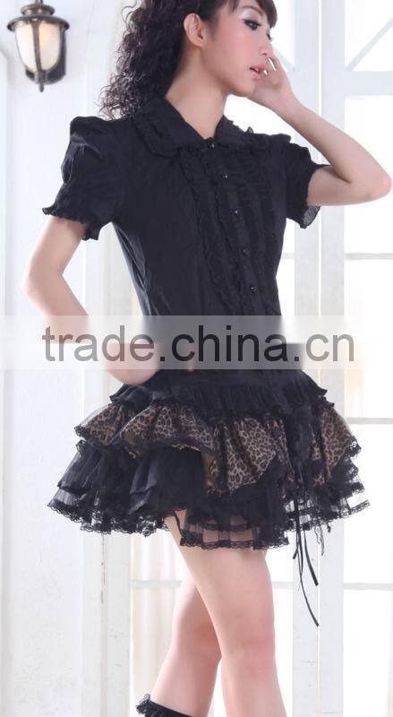 GLP lolita Goethe Medieval Banquet lotus leaf snow aristocracy short-sleeved shirt 81115