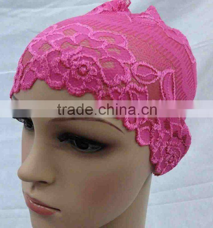 C016 new muslim lace underscarf
