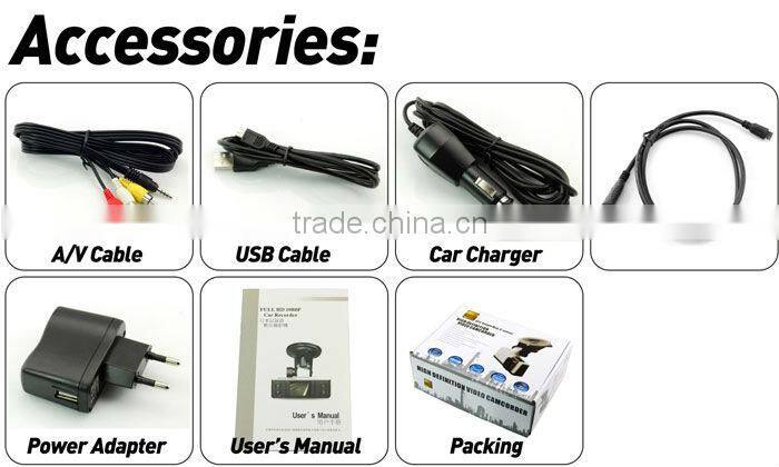 AC good price FULLHD wide angle with G-sensor built in GPS car dvr camera