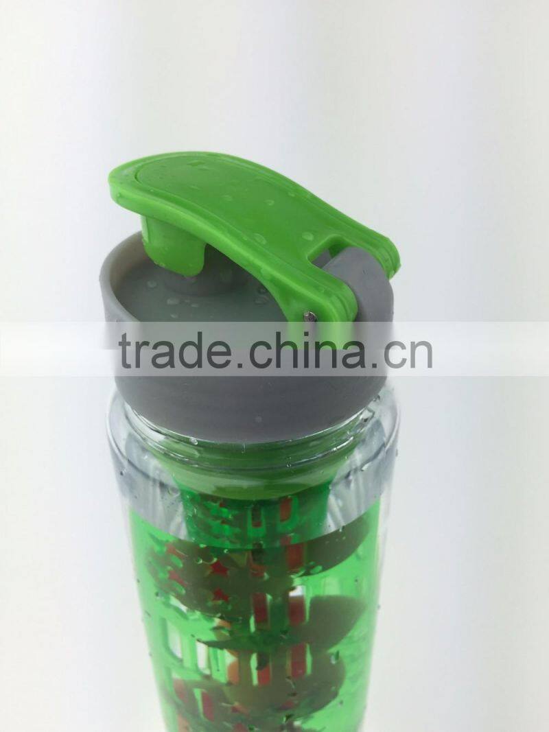 2016 new tritan water fruit infuser joyshaker bottle, water bottle fruit infuser, bottle infuser