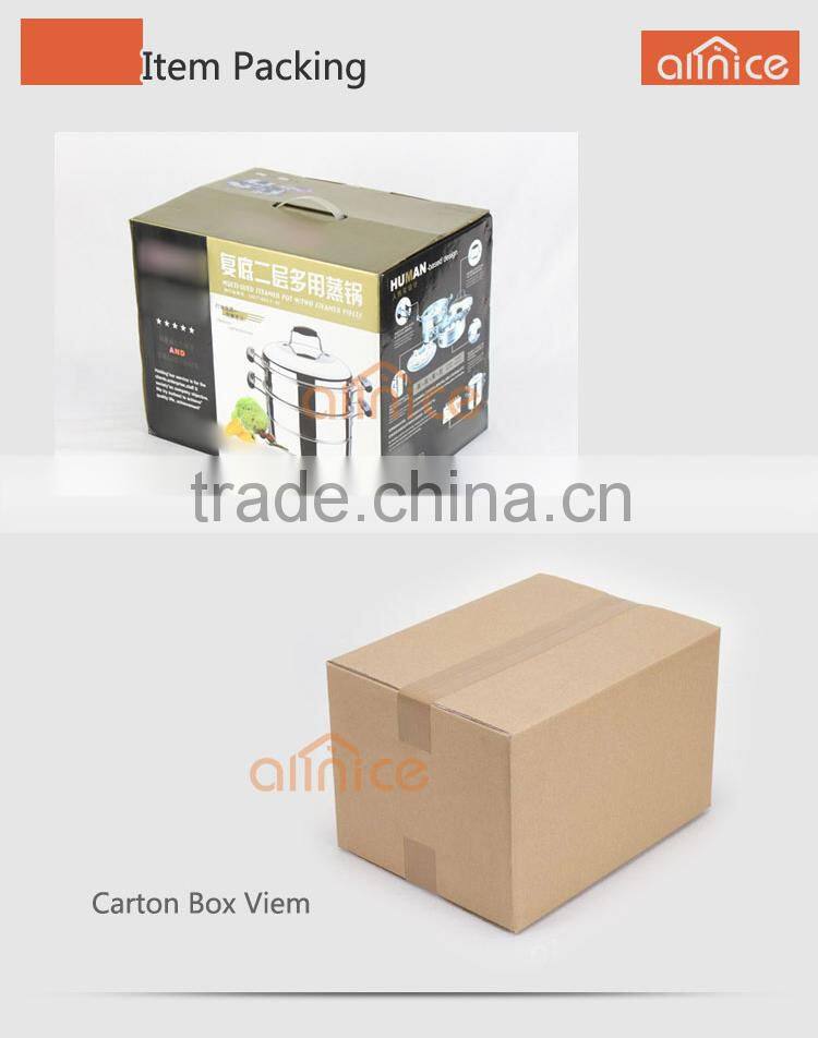 Factory 201material 2/3/4 layers stainless steel steamer pot