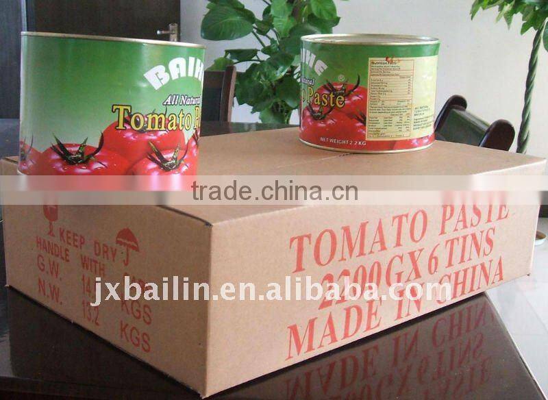 HOT!! cheap 210g canned tomato paste, easy/normal open,