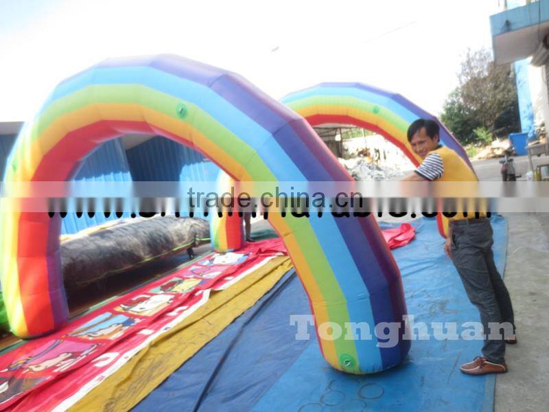 inflatable rainbow arch hzt001