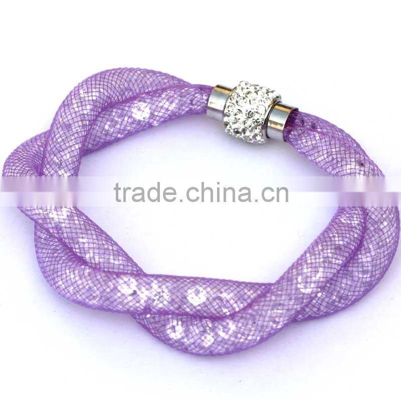 Crystal Beads Stardust Bracelet Slake Wrap Double Tour TENDANCE