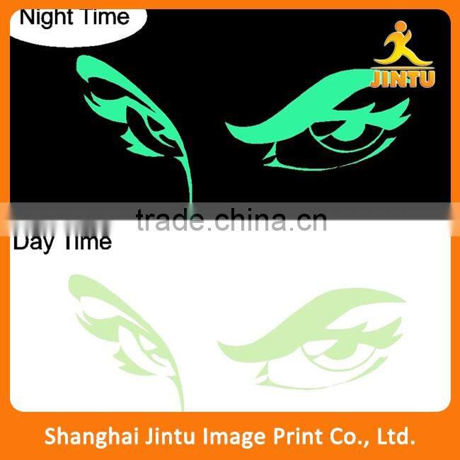 Cheap digital printing luminous glow in dark vinyl wall sticker