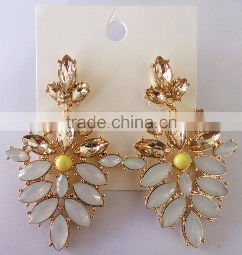 cheap earrings made in china Women Charms silver piercing ring type earrings