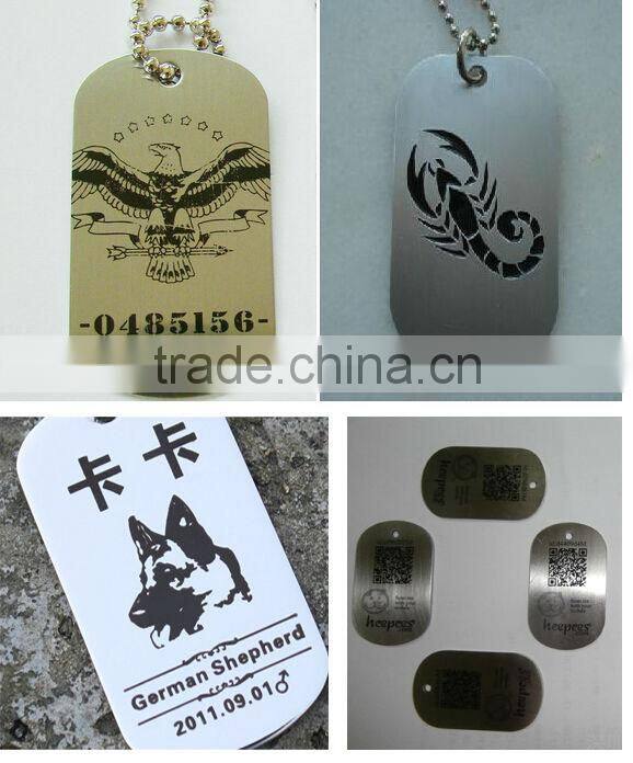 30W Color Portable Fiber laser engraving machine for dog tags
