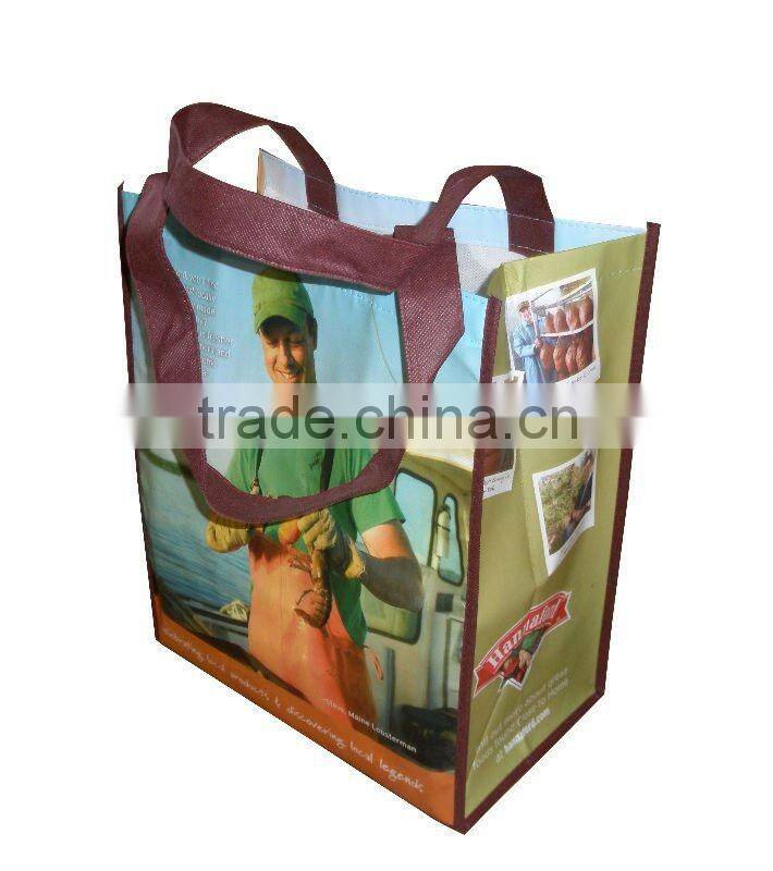 Non-woven,100% Polypropylene Material and Handled,Plain Style recycled pp woven bag