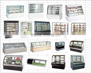 refrigeragted cake display for bakery