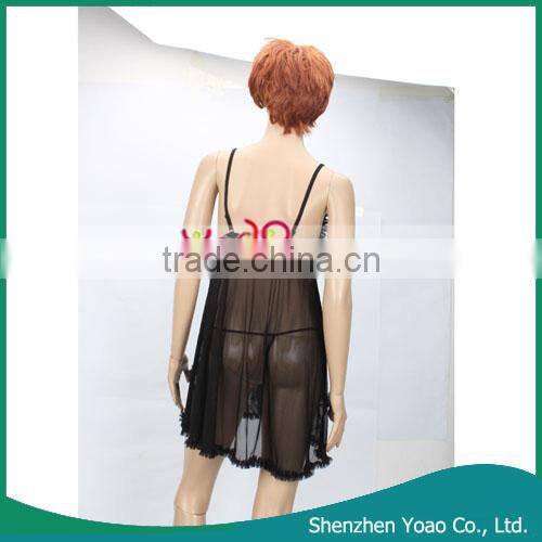 Black Sexy Lingerie Overskirt Underwear For Women