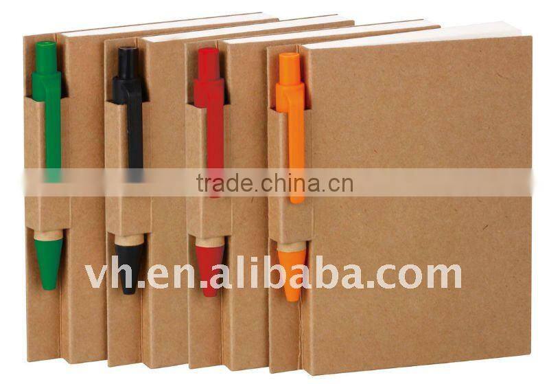 ECO mini size notepad with pen