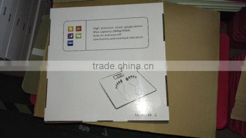 Sublimation body scale, high quality body scale, custom bathroom scale, personalized body fat scale
