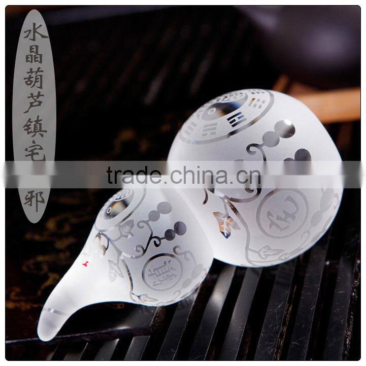 K9 crystal material Wu Lou-Gourds ,chinese Wu Lou statue