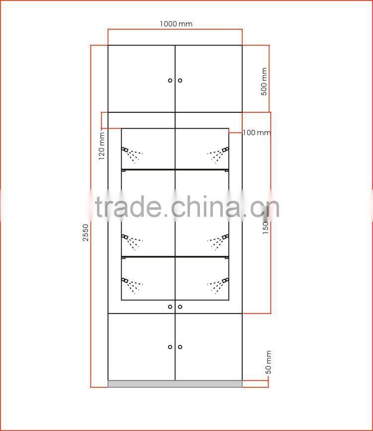 optical display showcase