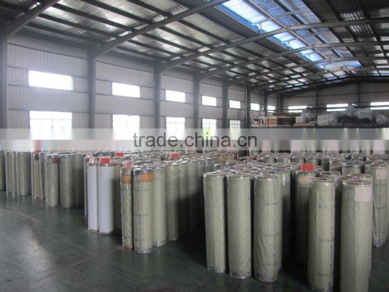 high gloss metallic laser pvc film with protective film