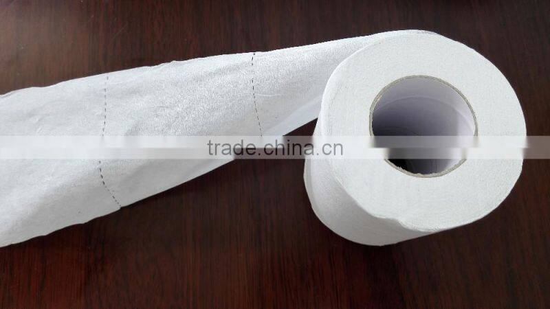 Mini printed toilet tissue paper roll