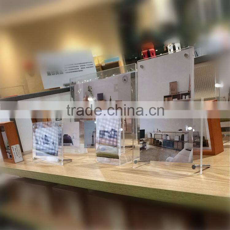 Customized acrylic bar photo frame, picture photo frame, lucite photo frames