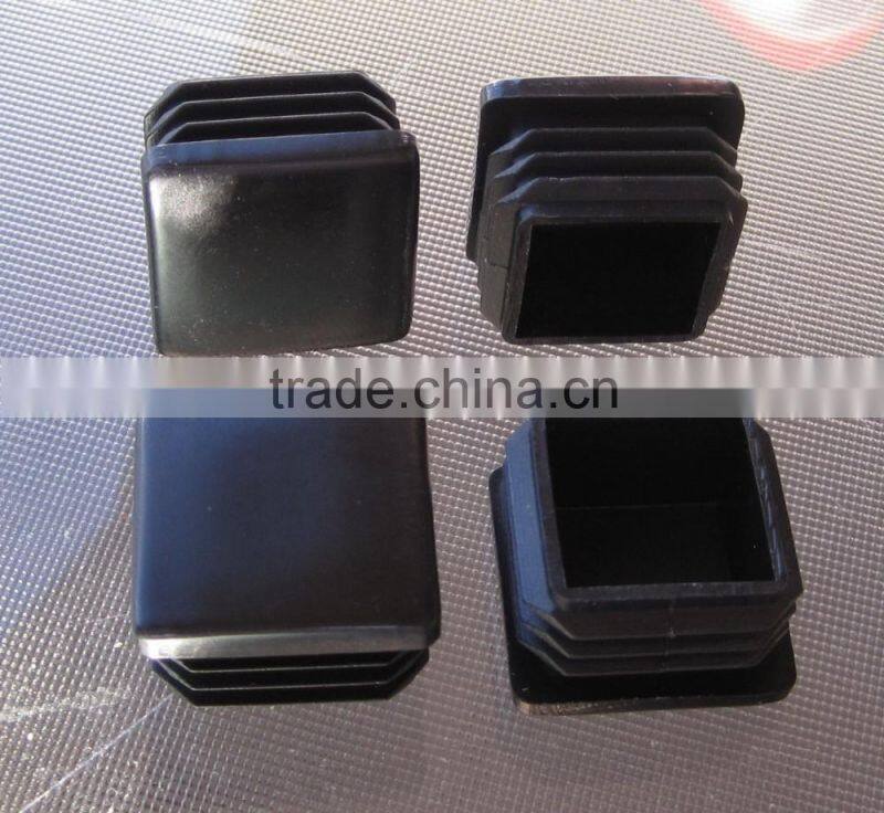 Black Plastic Round Post Caps End Tube Inserts /Round Tube Insert