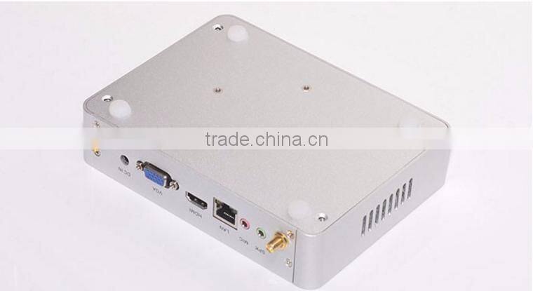 TOP Intel Corei3 5005u 12V Fanless i3 computer X86 Windows 8 Barebone Desktop Computer Linux Server WiFi HDMI VGA 1080P