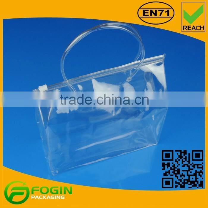 Custom Large Waterproof Cheap Transparent Plastic PVC Beach Bag