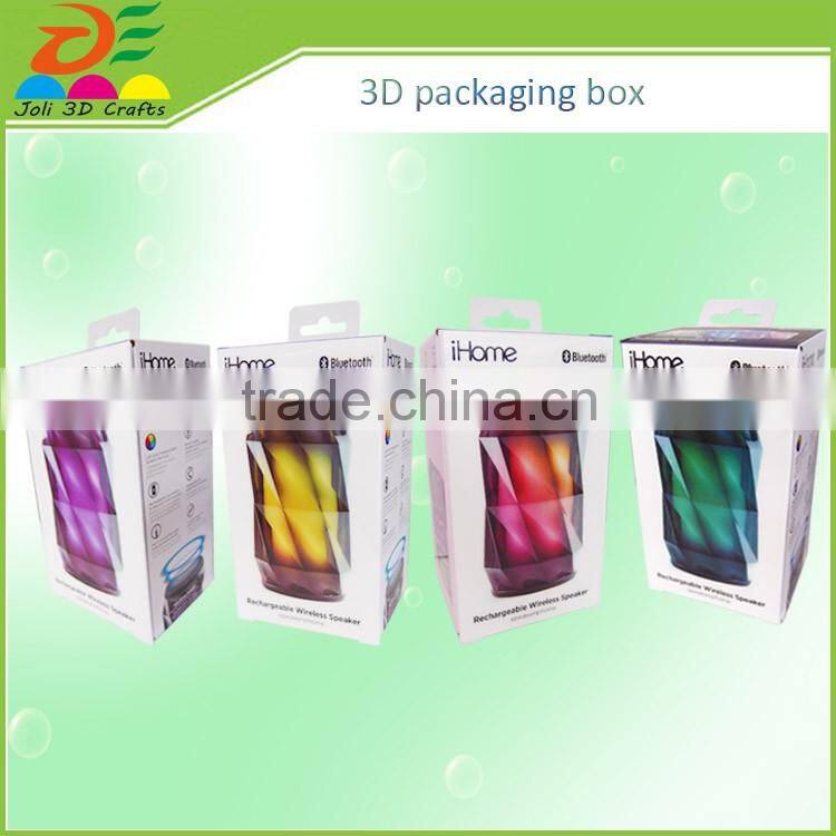 custom mold design display 3d animation PET lenticular luxury gift box packaging