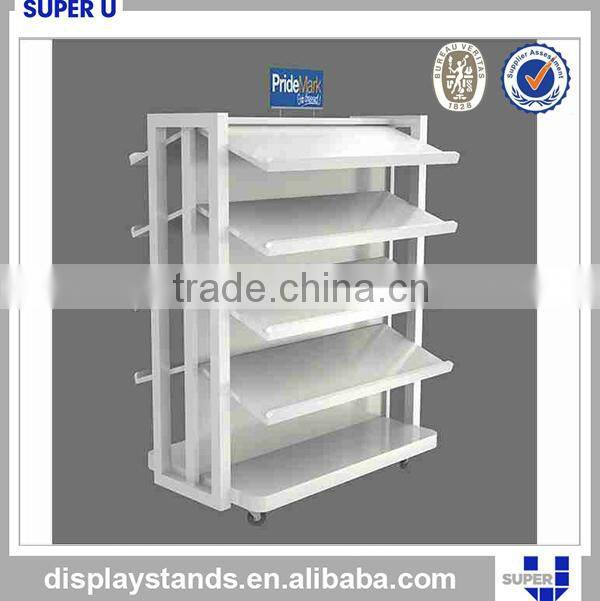 Multifunction Wooden bookshop tablet display stand