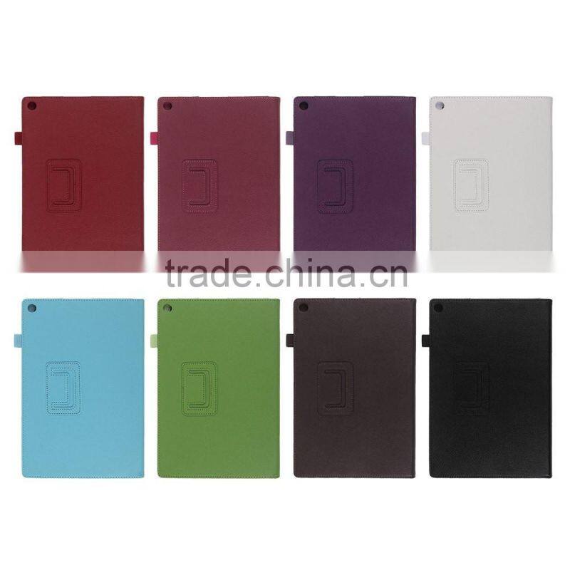Folio Magnetic Flip Stand Leather Case For Sony Xperia Z2 Tablet 10.1"