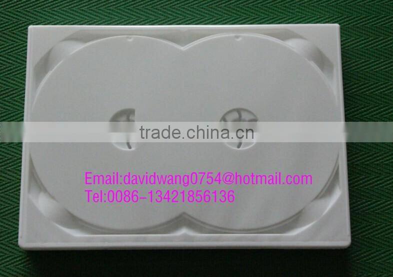 3Discs white dvd case single 14mm