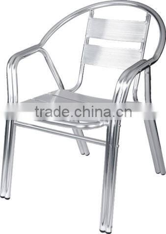High quality aluminum frame wooden chairs
