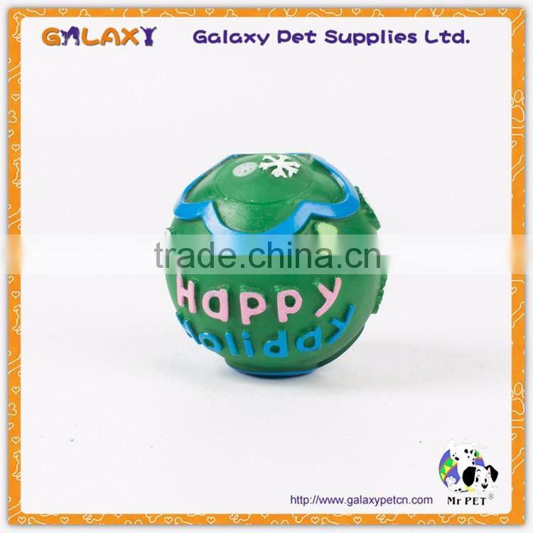 VT7085 vinyl Funny squeaky christmas pet toys