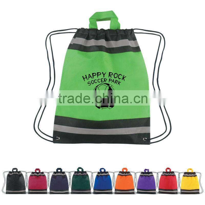 Small Non-Woven Reflective Hit Sports Pack-Burgundy