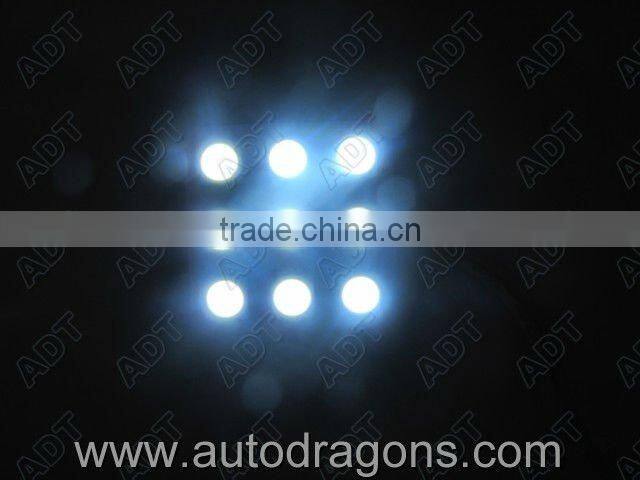 9SMD 5050 car led panel light for dome/interior light