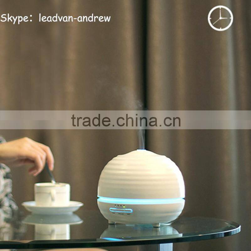 360ml Cool Mist Humidifier Ultrasonic Aroma Essential Oil Diffuser for Office Home Bedroom Living Room Study Yoga Spa