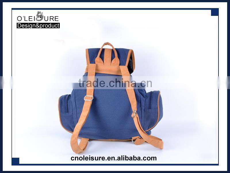 Vintage Men's Backpack Hiking Travel Military Satchel School bag Rucksack Designer Backpack