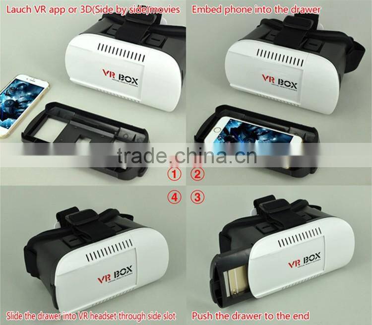 2016 Newest Creative VR headset 3D Video Glasses Virtual Reality for Smartphones