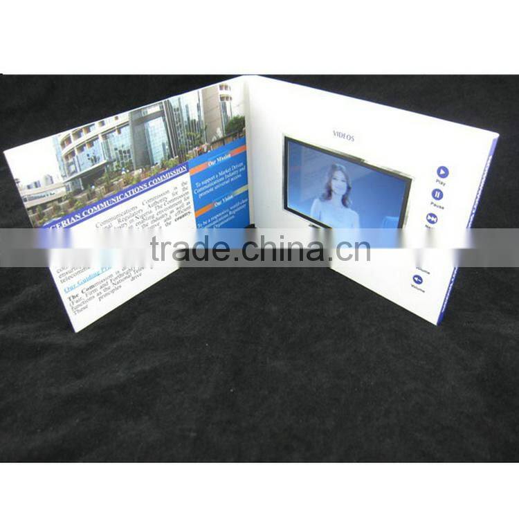 Quality products video playing card new product launch in china