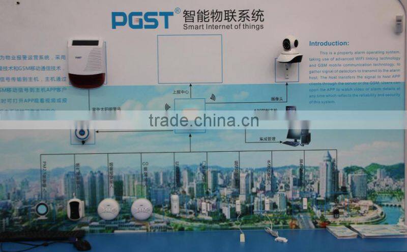 Wireless water-proof solar strobe siren alarm system 433/868mhz backup battery