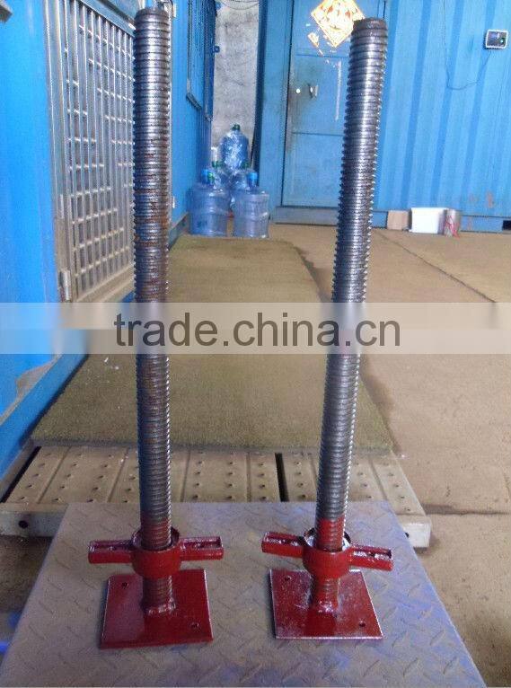 Adjustable solid screw base jack from guangzhou