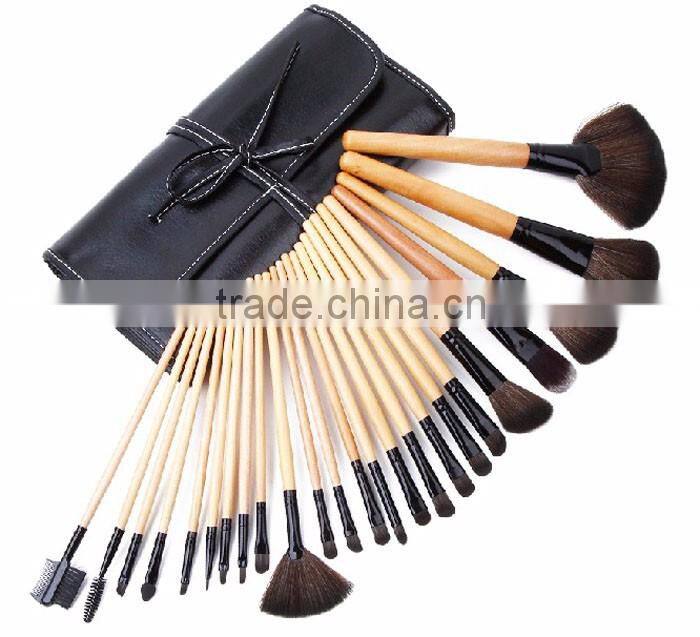 Professional Wholesale 20Pcs Wooden Handle Makeup Brush