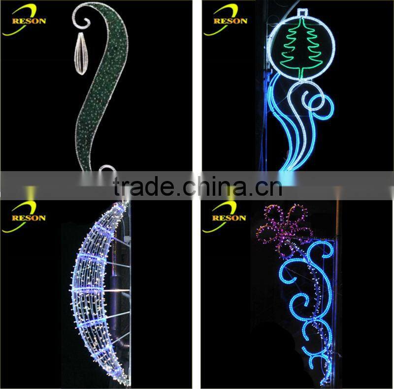 Gold supplier decorative outdoor lighting poles