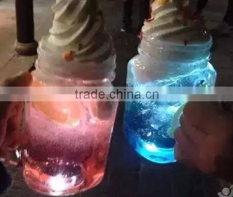 500ml glass empty cream jar container