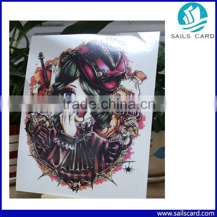 Cool Body Art Waterproof Temporary Tattoo Stickers Stencils For Painting Flash Crown Pattern Tattoos