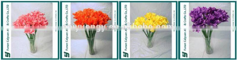 Anthurium real touch handmade decorative artificial flower