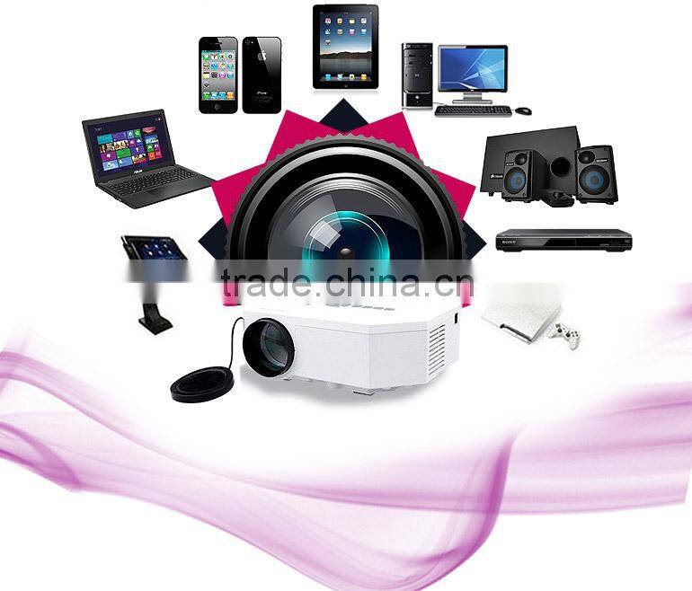 wholesale UC50 DLP mini Projector Full HD 1080P Home theater projecting camera LED video home Multimedia Video