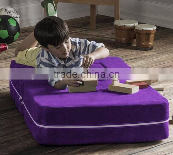 3 in 1 with Ottoman & Mattress & Table Convertible Kids Flip Chair