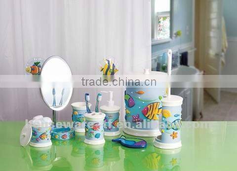 Resin Bathroom Tooth Utensil Set