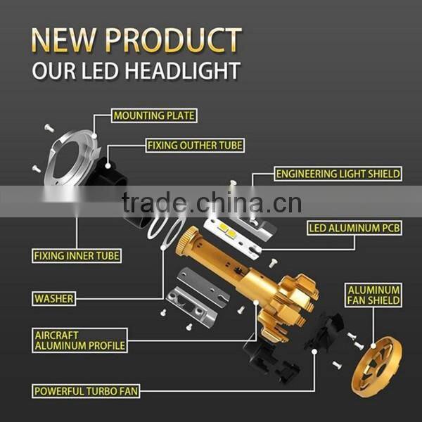 30w H3 LED Headlight for car led lamp beam