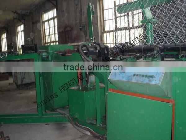 plant equipment anping semi-automatic chain link fence machine CHINA supplier